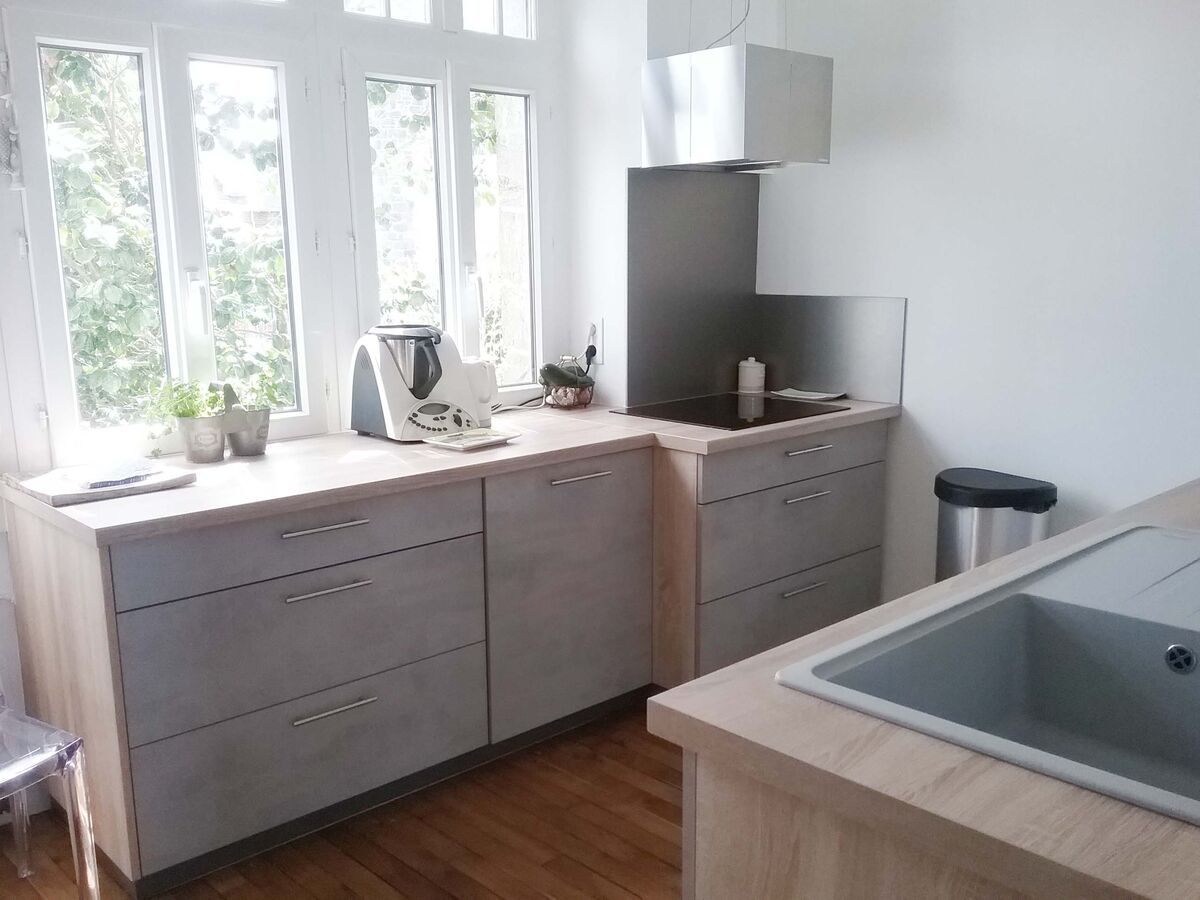 Rénovation cuisine sur mesure Label Béton Clair