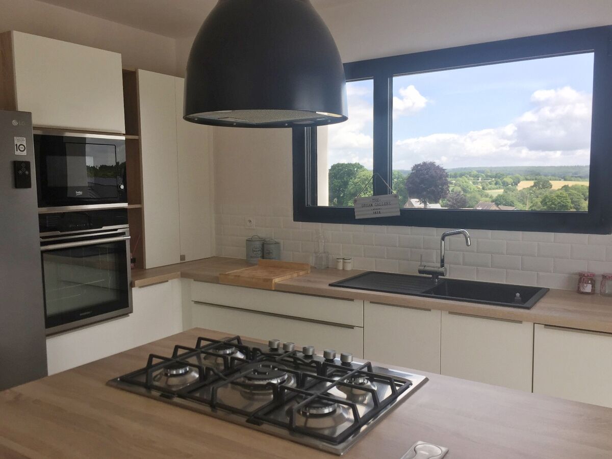 Cuisine équipée sur mesure Color Laqué Blanc