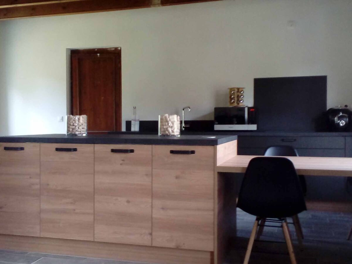 Cuisine avant-après sur mesure Label Métal Brossé