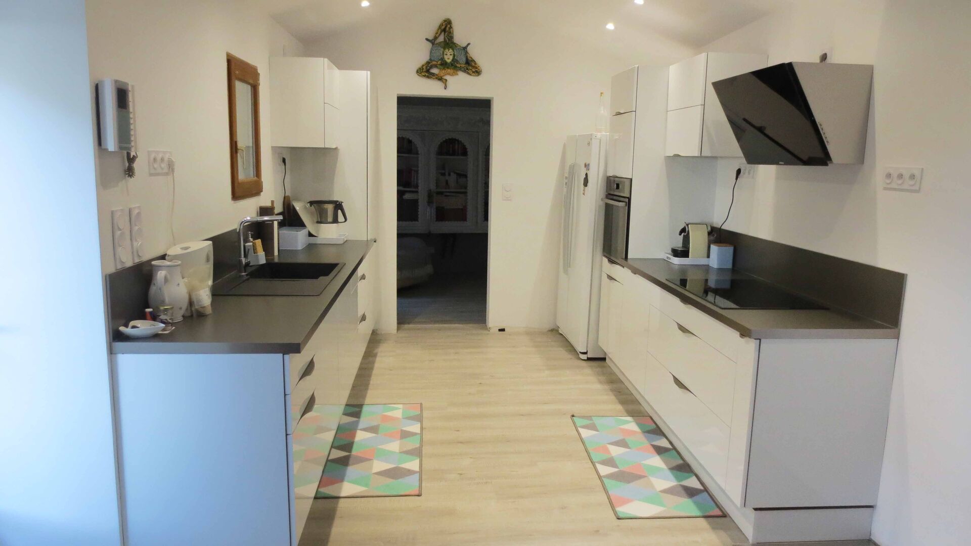 Cuisine équipée sur mesure Light Blanc brillant