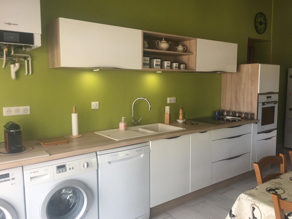 Cuisine équipée sur mesure Light Blanc Brillant