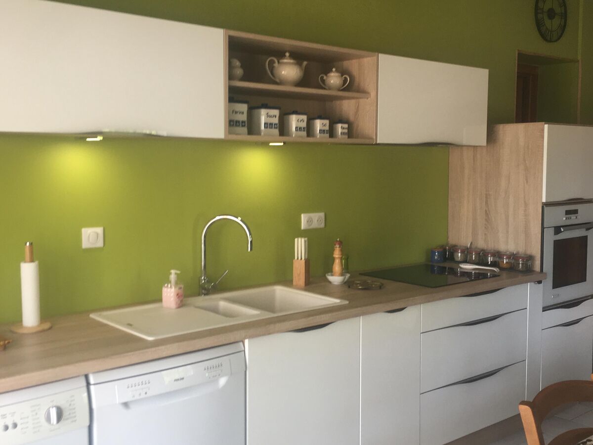 Cuisine avant-après sur mesure Light Blanc Brillant