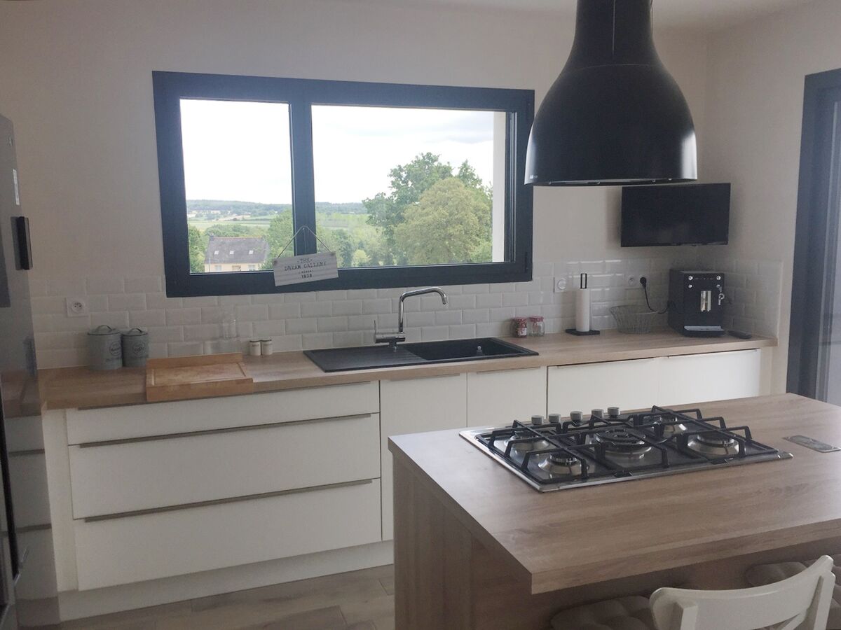 Rénovation cuisine équipée sur mesure Color Laqué Blanc