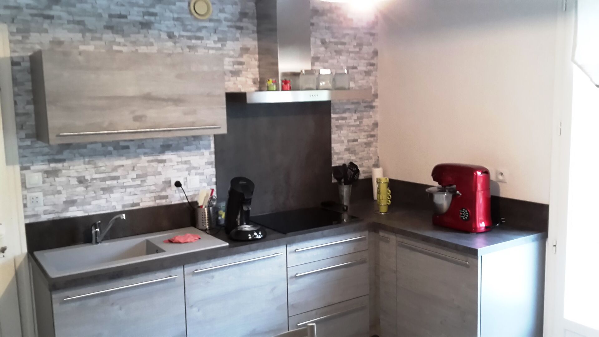 Cuisine équipée sur mesure Label Chêne Sable Synchrone