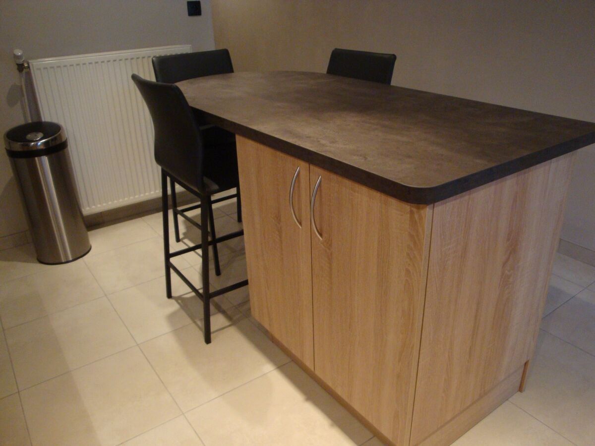 Cuisine avant-après sur mesure Trend + Chêne timber