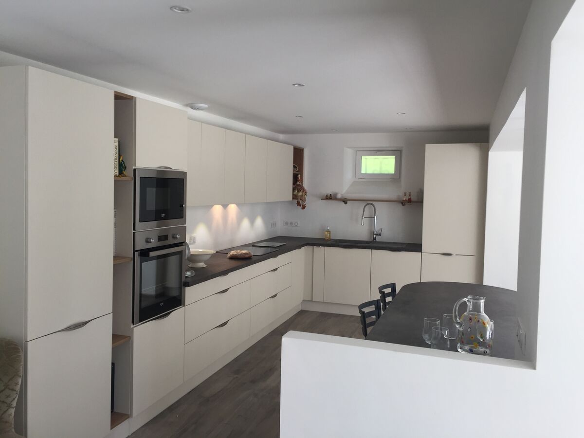 Cuisine équipée sur mesure Trend Pannacotta mat