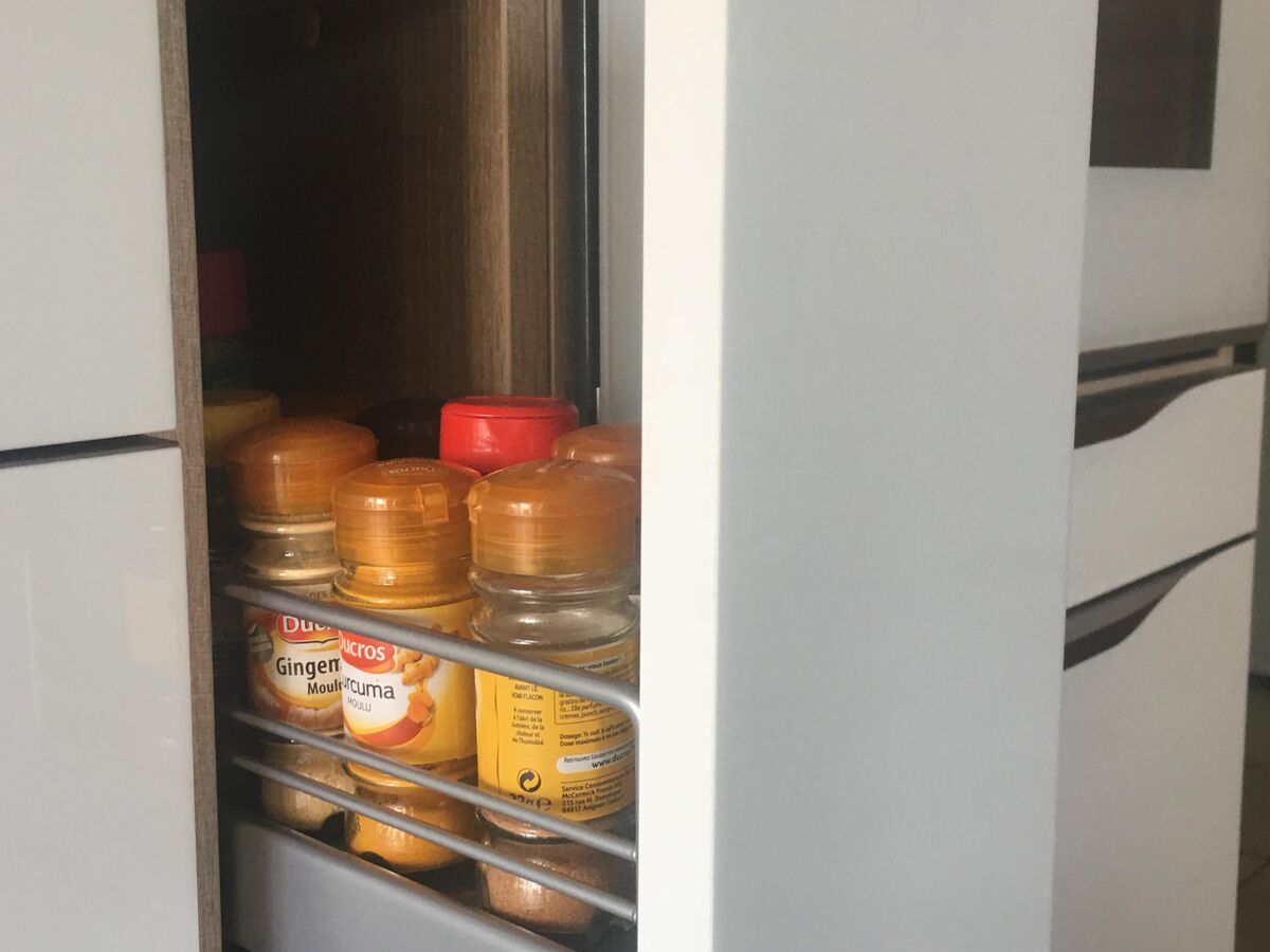 Cuisine avant-après sur mesure Light Blanc Brillant