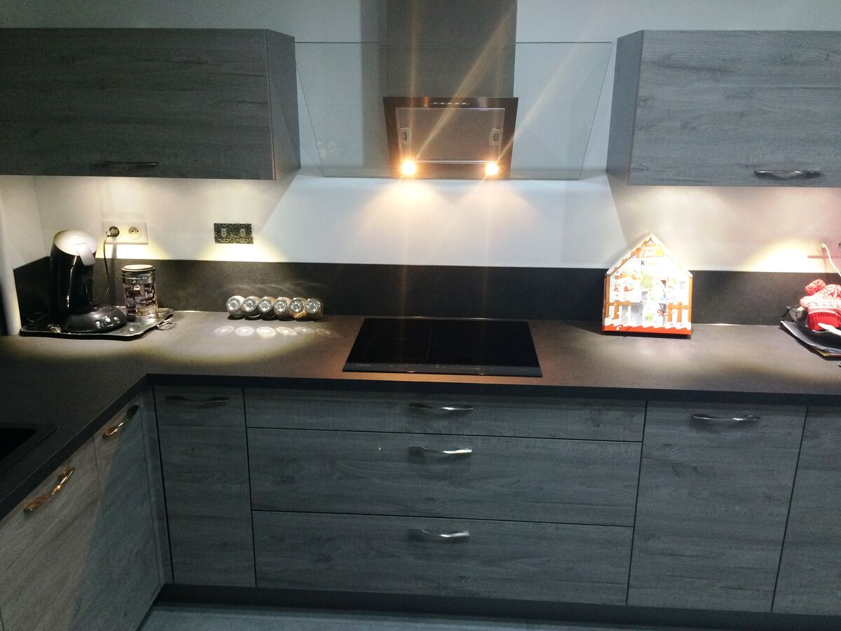 Cuisine équipée sur mesure Label Chêne Sable Synchrone