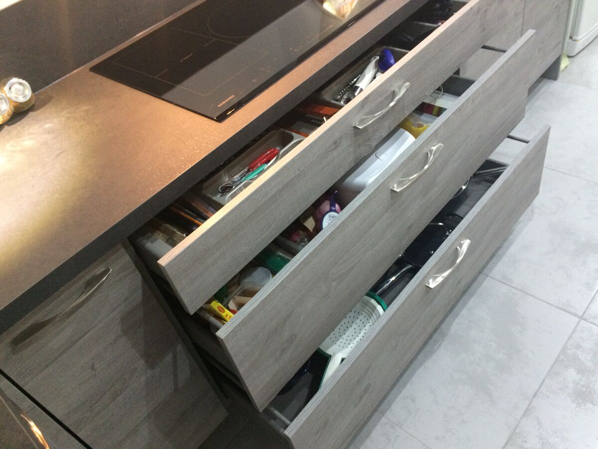 Rénovation cuisine sur mesure Label Chêne Sable Synchrone