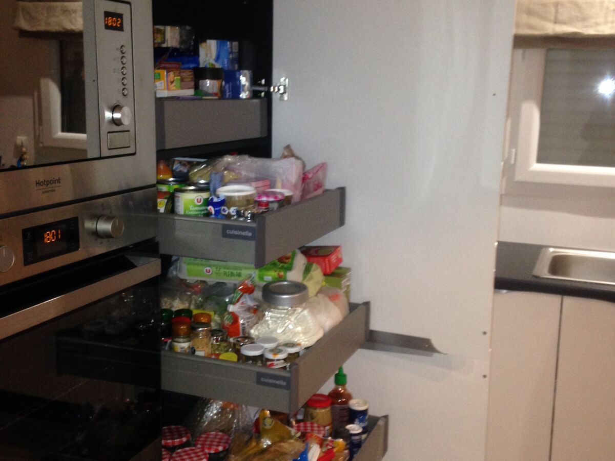 Cuisine avant-après sur mesure Light Blanc Brillant