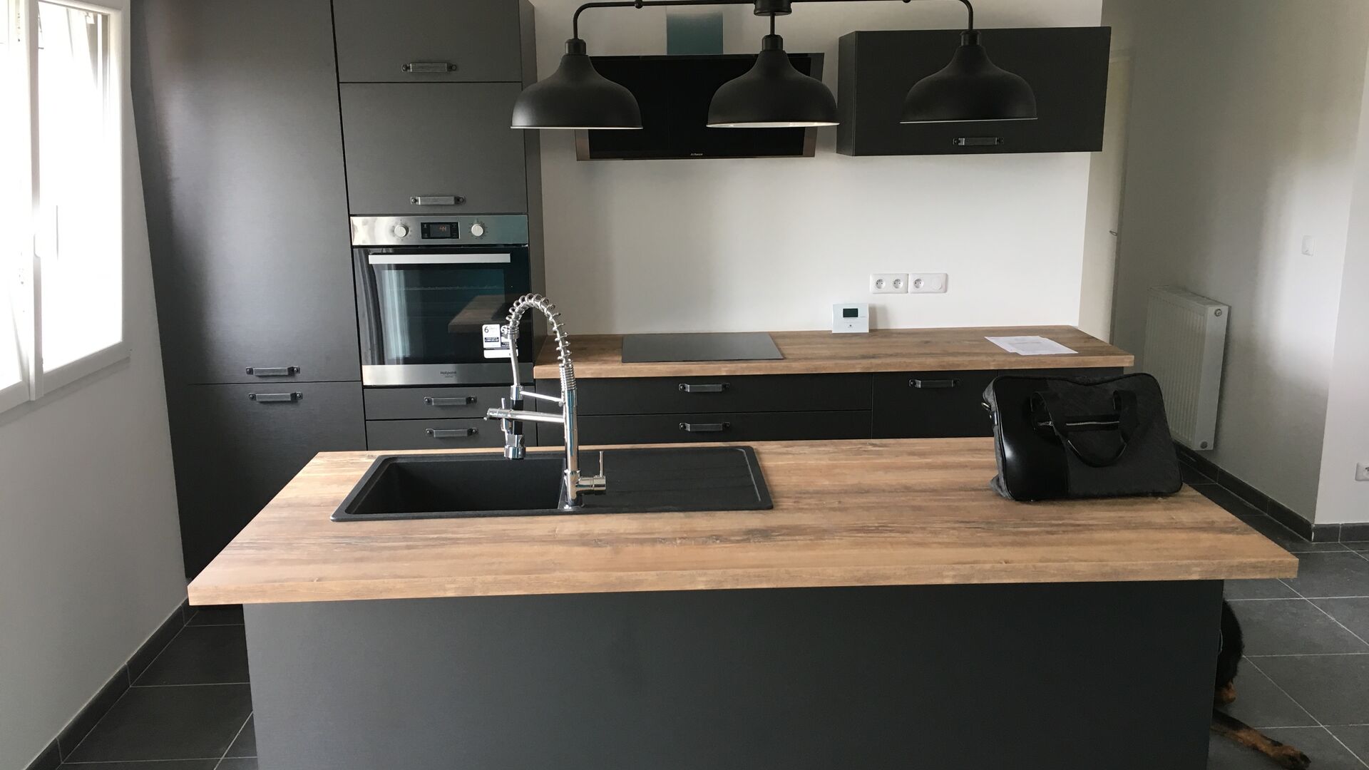 Cuisine équipée sur mesure Label Métal Brossé