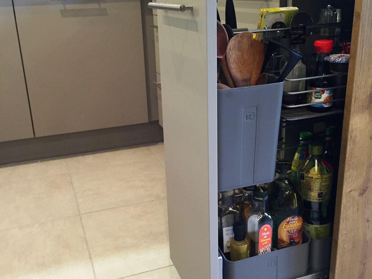 Cuisine avant-après sur mesure Trend + Gris minéral