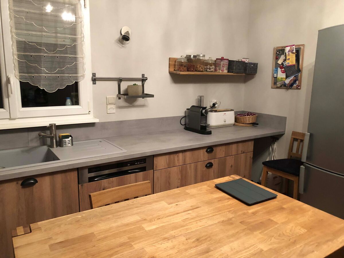 Rénovation cuisine équipée sur mesure Vega Chêne Honey