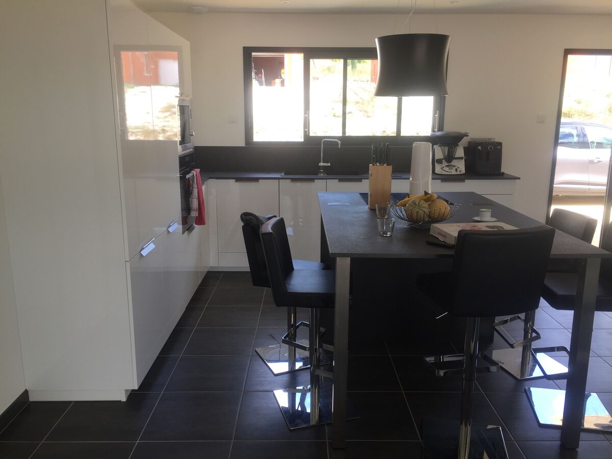 Cuisine avant-après sur mesure Light Blanc Brillant