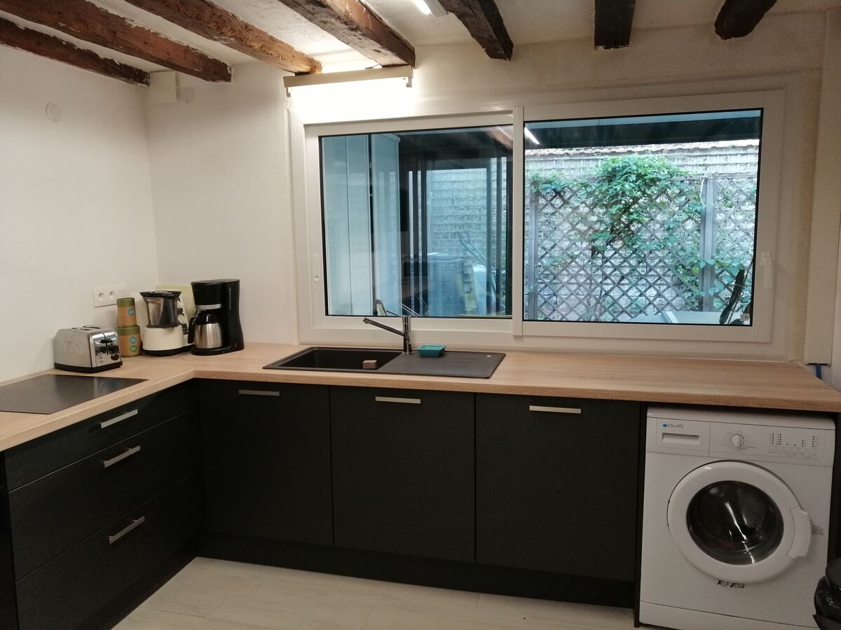 Cuisine avant-après sur mesure Vista Métal Brossé