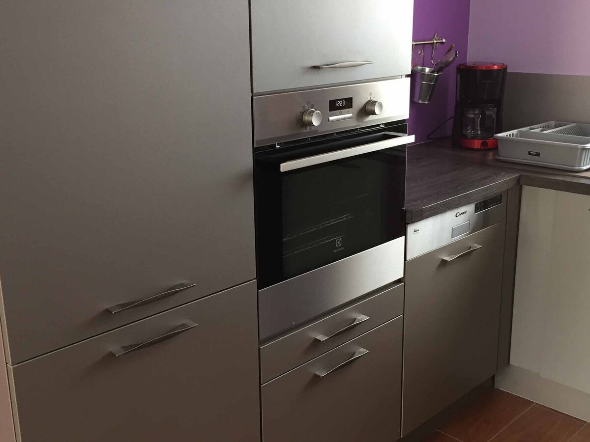 Cuisine avant-après sur mesure Trend + Quartz métal