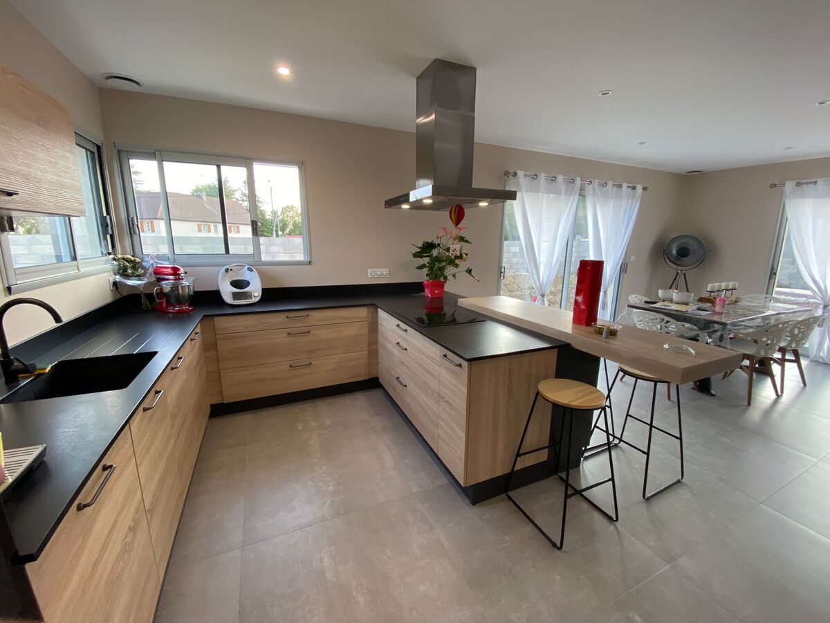 Cuisine avant-après sur mesure Trend Chêne Timber