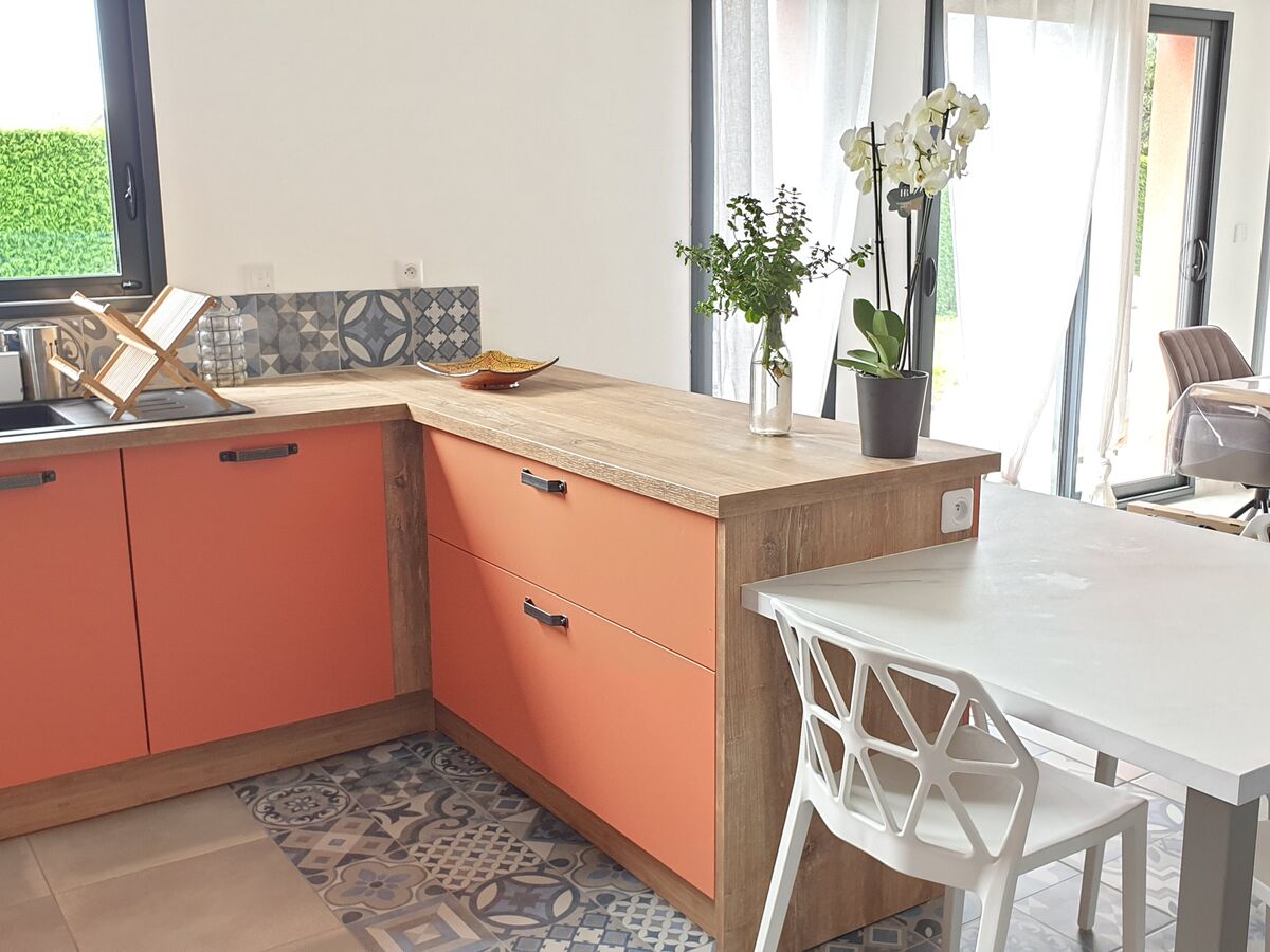 Cuisine avant-après sur mesure Color Laqué Terre de Sienne