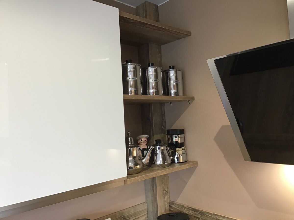 Cuisine équipée sur mesure Lenna Blanc Brillant