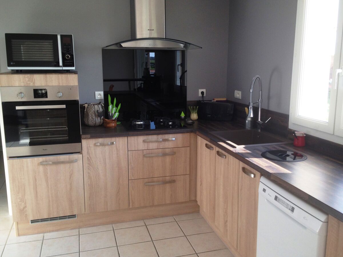 Rénovation cuisine sur mesure Vega + Chêne timber