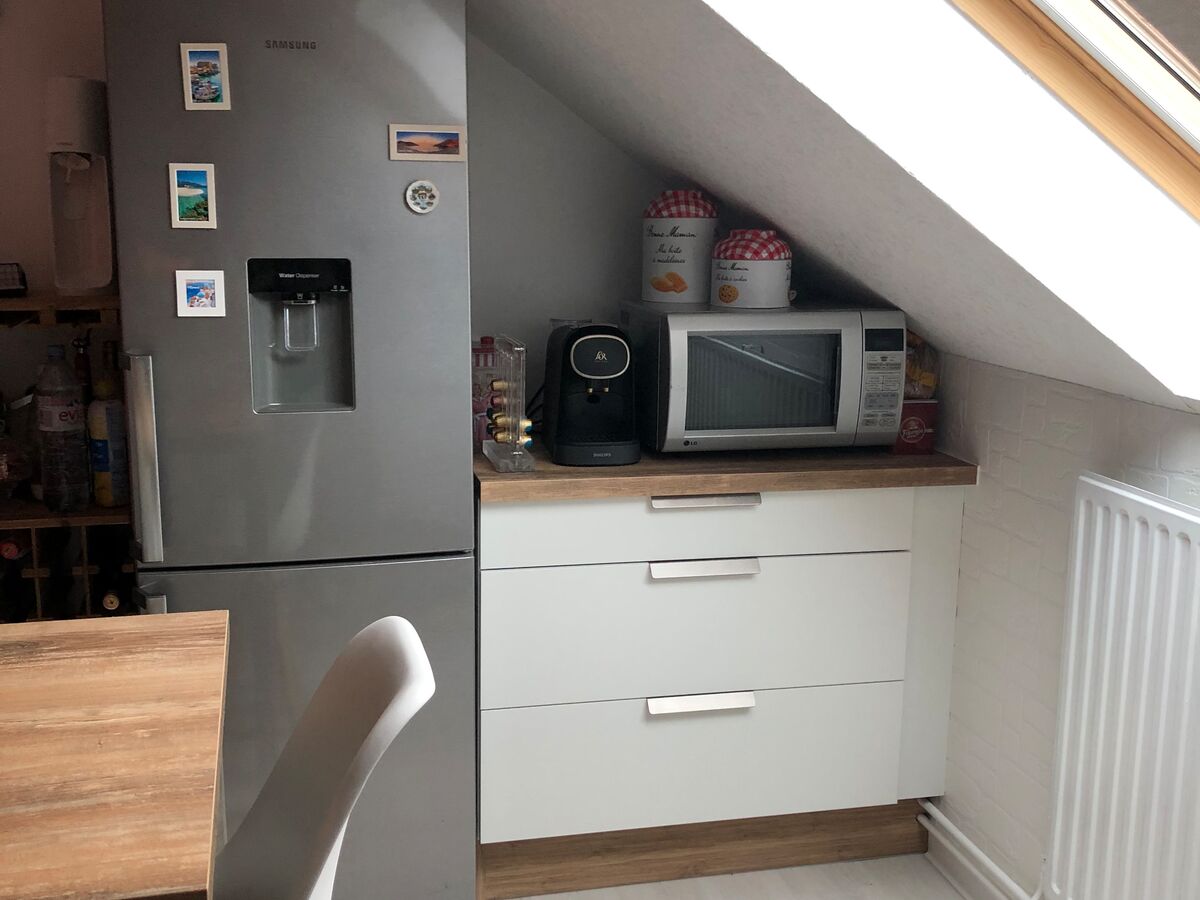 Cuisine avant-après sur mesure VEGA Blanc & Hipster Wood