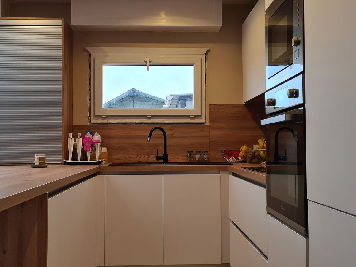 Rénovation cuisine équipée sur mesure Pearl Blanc Fuji