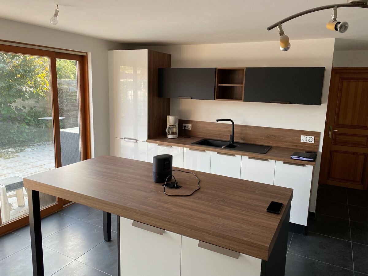 Cuisine avant-après sur mesure Light Blanc Brillant