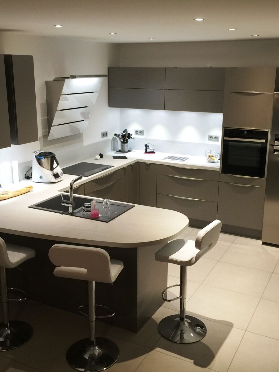 Cuisine équipée sur mesure Trend + Quartz métal