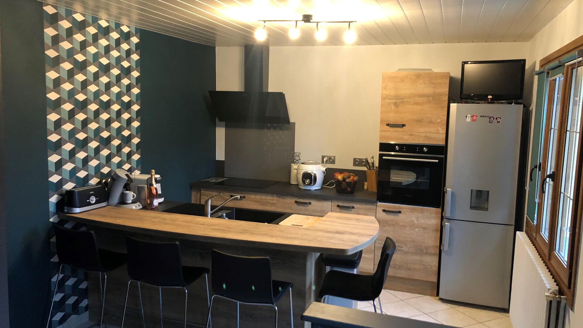 Cuisine équipée sur mesure VEGA Hipster Wood