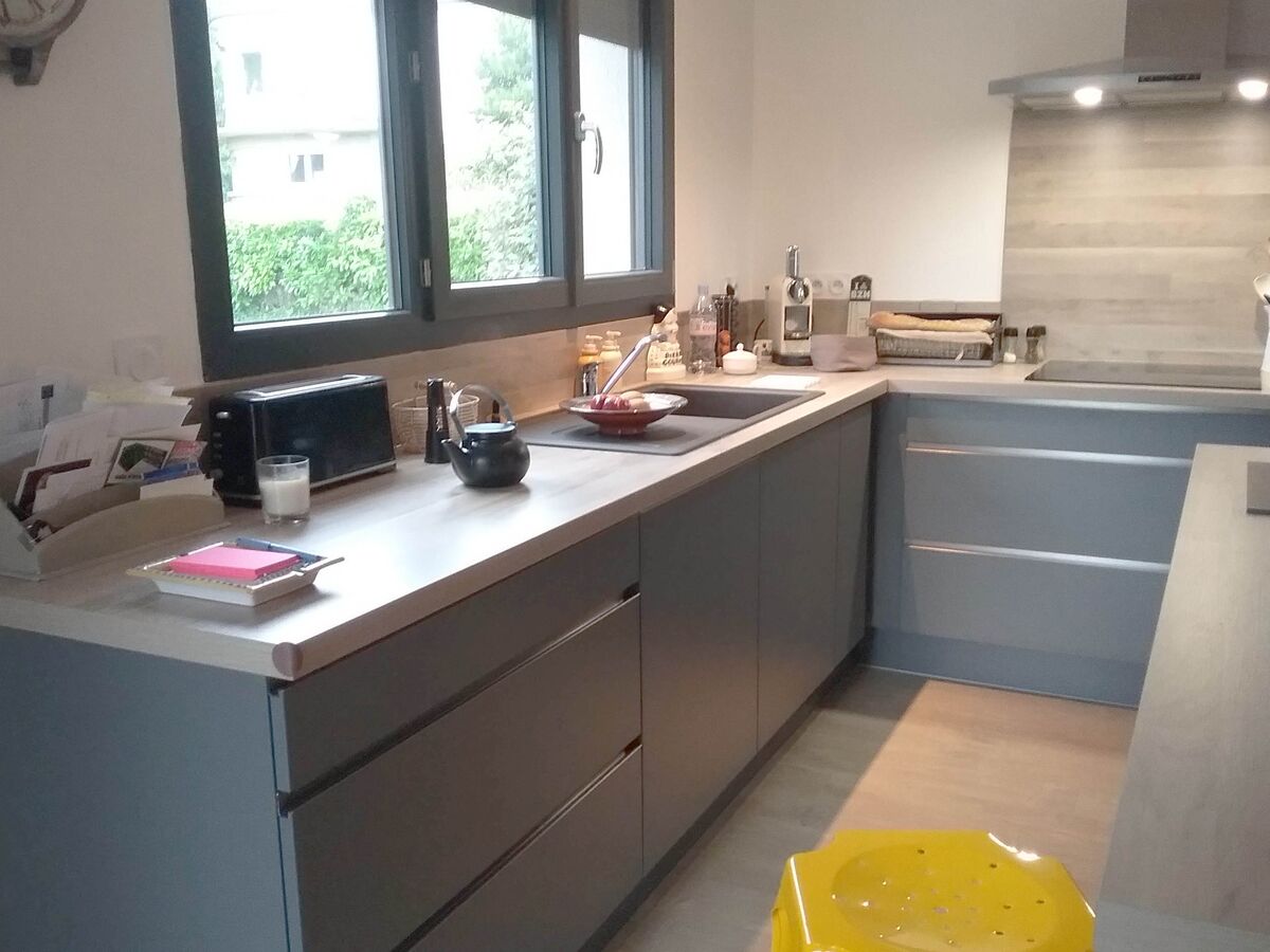 Cuisine avant-après sur mesure Trend Gris Minéral