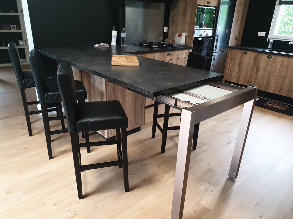 Rénovation cuisine équipée sur mesure Trend Hipster Wood