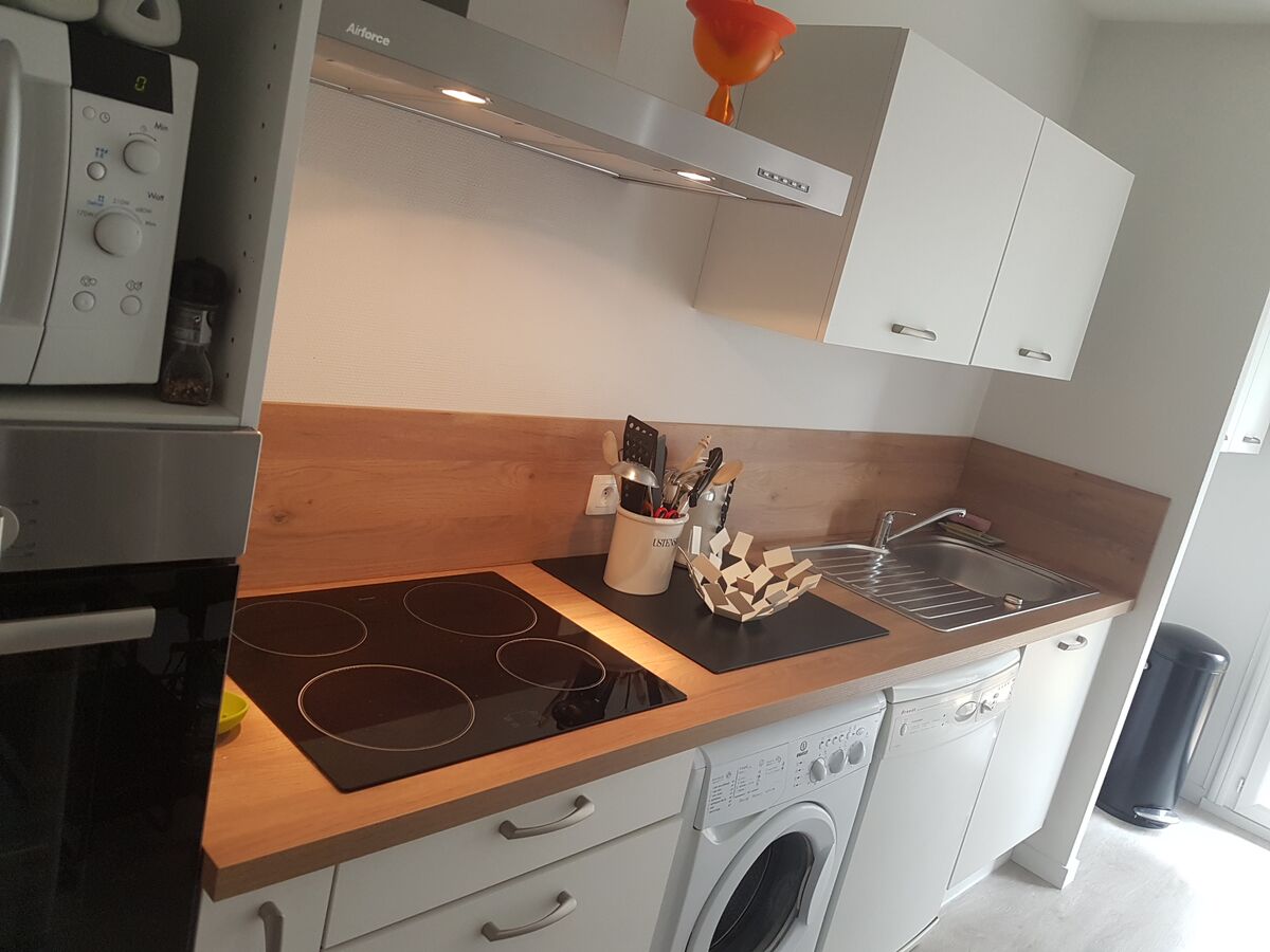 Cuisine avant-après sur mesure Vega Prem'S Blanc