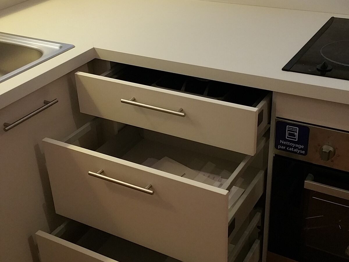 Rénovation cuisine sur mesure Vega Prem'S Blanc