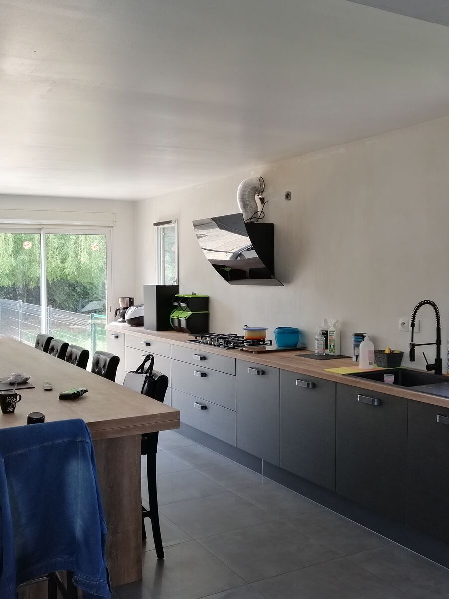 Cuisine équipée sur mesure Vista Métal Brossé