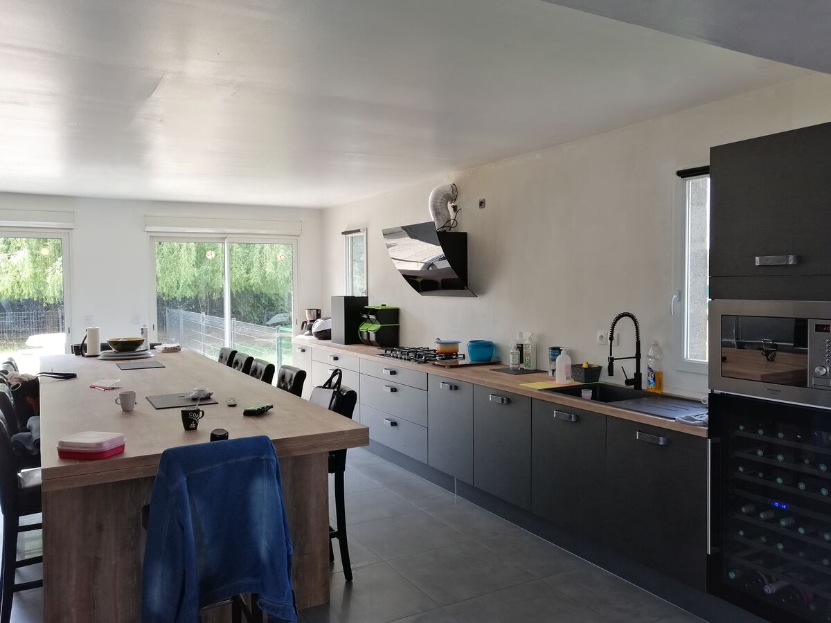 Cuisine équipée sur mesure Vista Métal Brossé