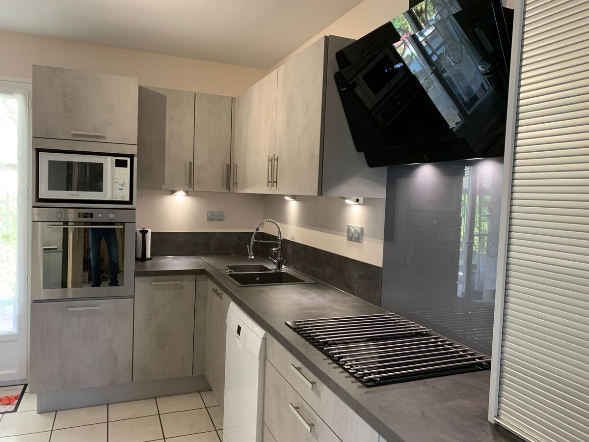 Cuisine équipée sur mesure Trend Béton Clair