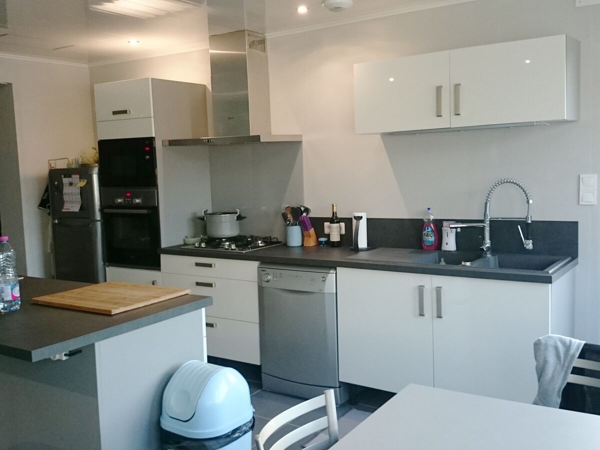 Cuisine équipée sur mesure Petilla Blanc brillant