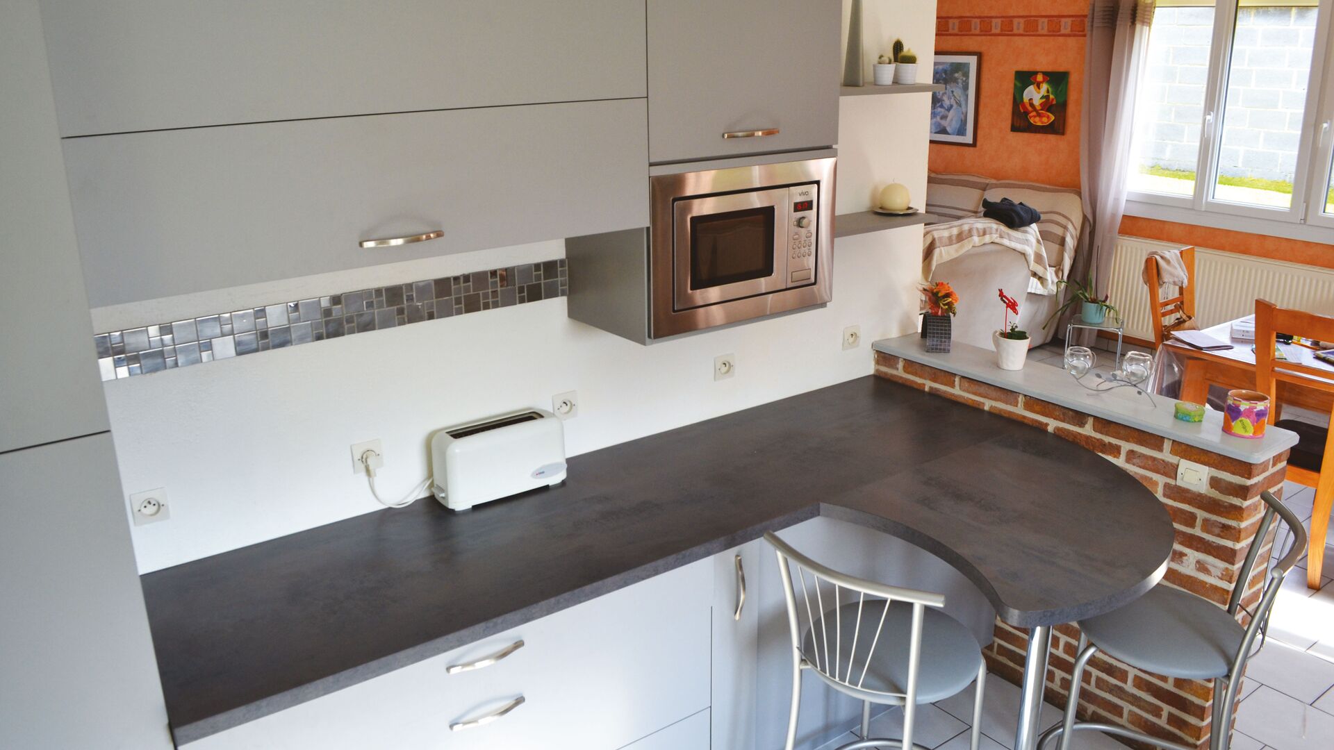 Cuisine équipée sur mesure Trend + Gris minéral