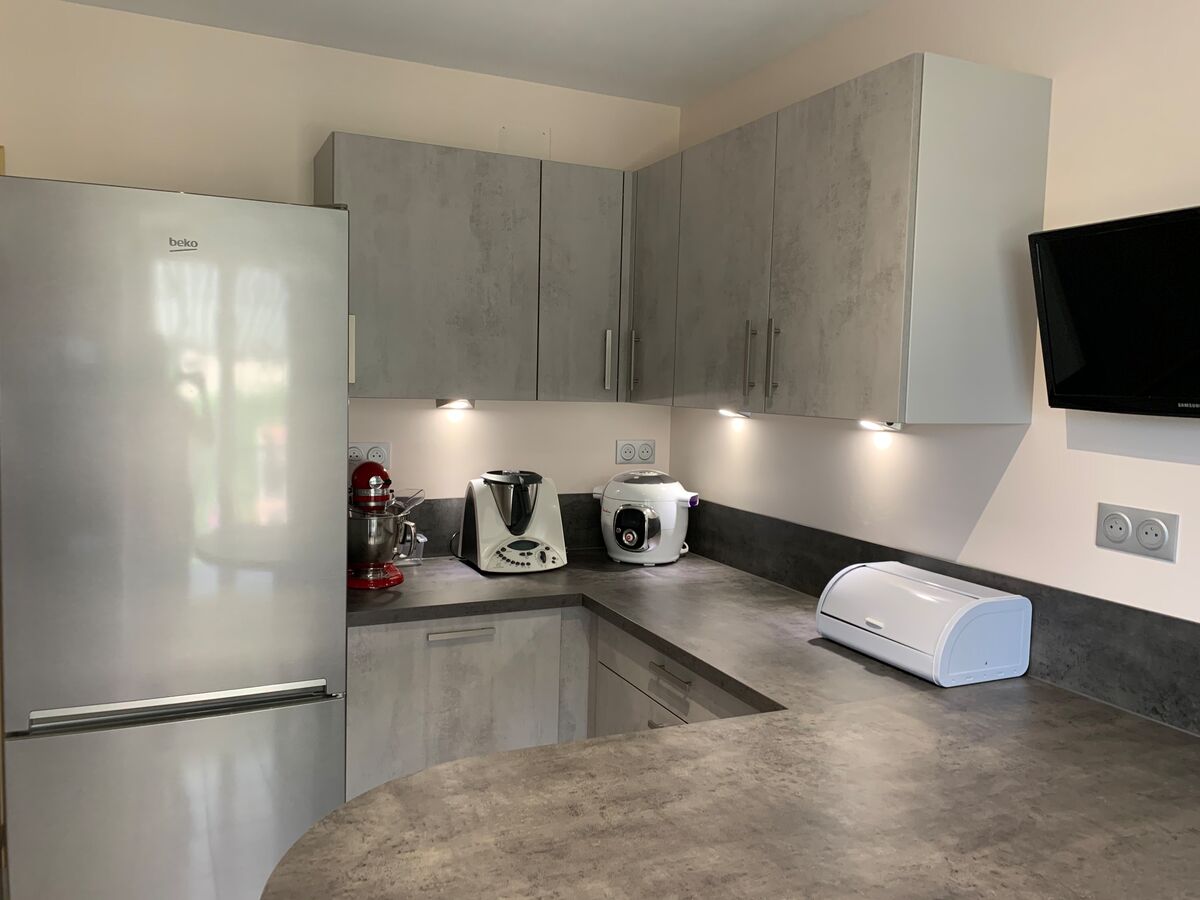 Cuisine avant-après sur mesure Trend Béton Clair