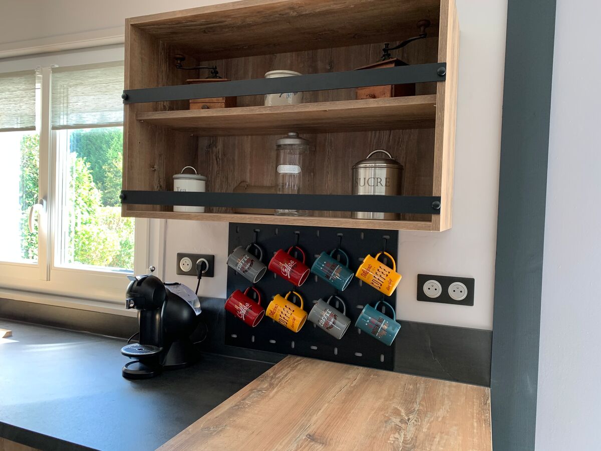 Cuisine avant-après sur mesure Trend Dark Fusion