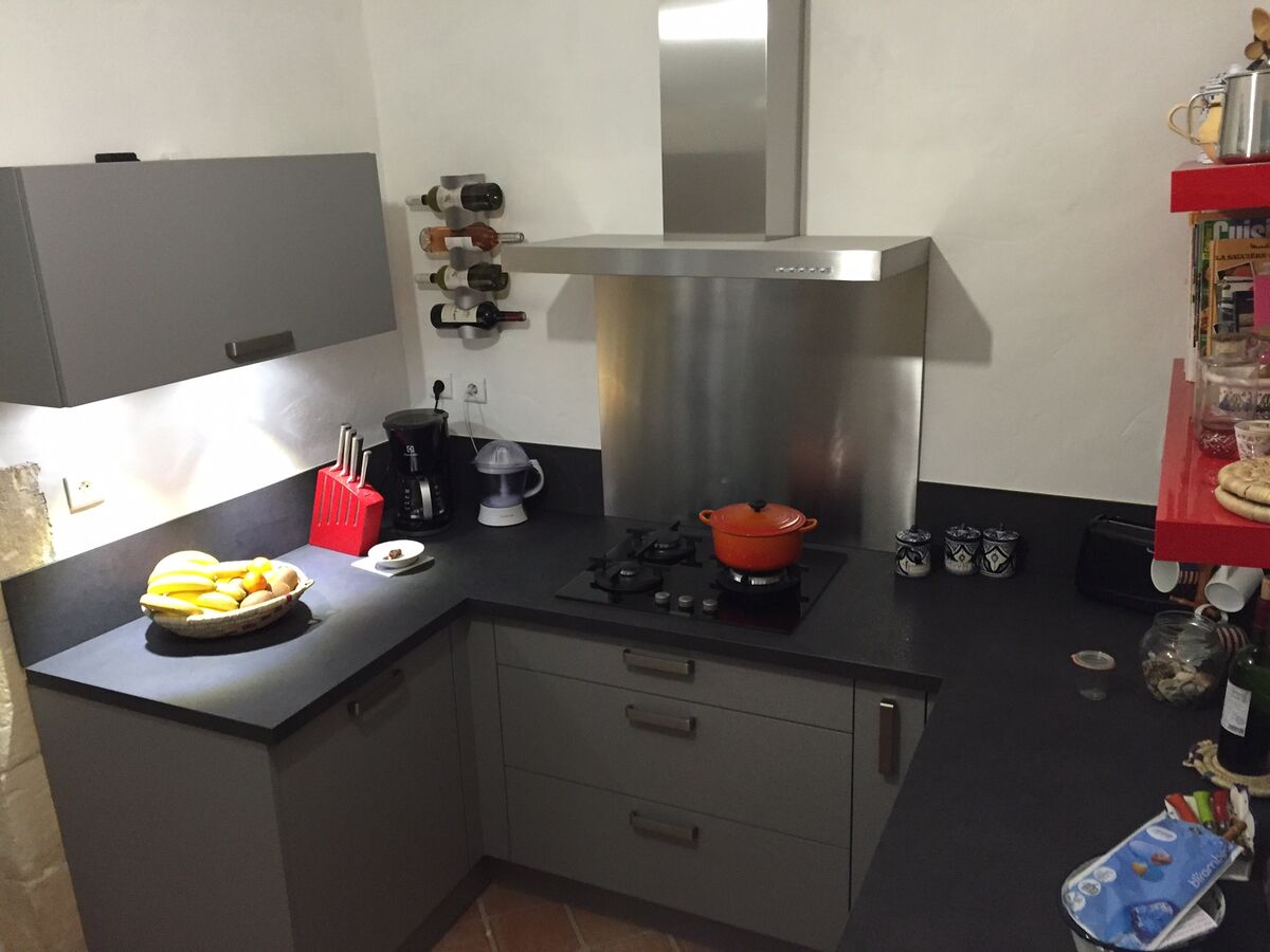 Rénovation cuisine sur mesure Trend + Gris minéral