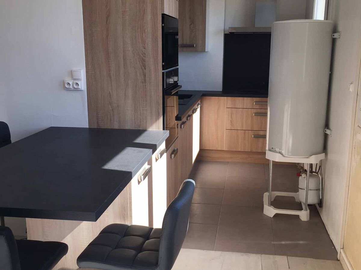 Cuisine équipée sur mesure Vega + Chêne timber