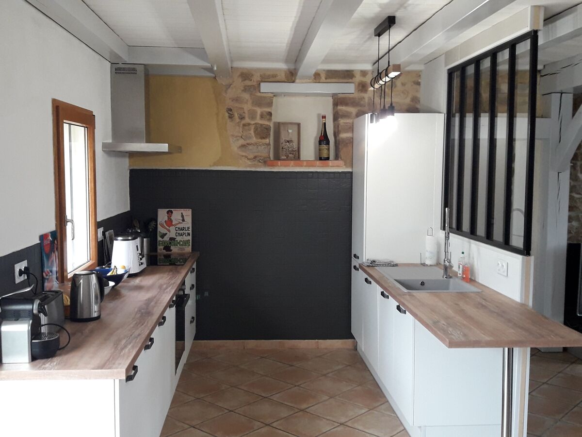 Rénovation cuisine équipée sur mesure Vega Prem's Blanc