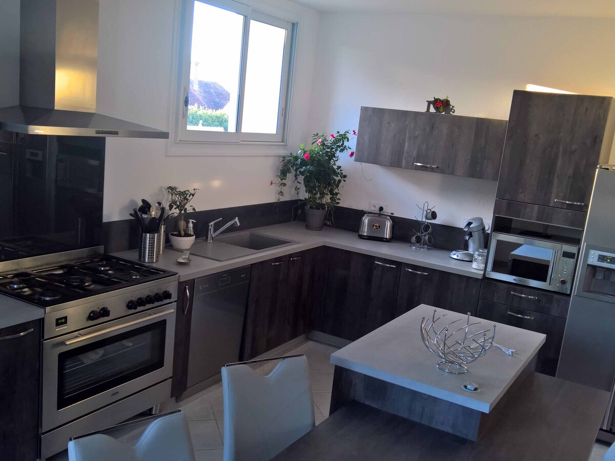 Cuisine avant-après sur mesure Trend + Woody Dark