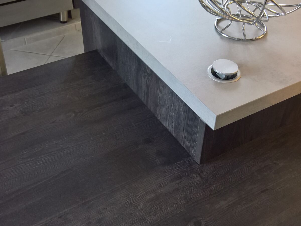 Cuisine avant-après sur mesure Trend + Woody Dark