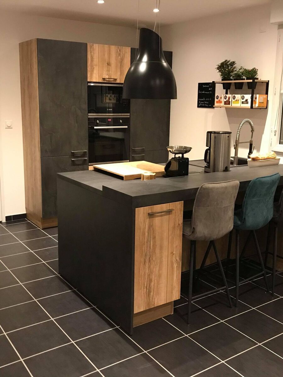 Cuisine équipée sur mesure Trend Edge Hipster Wood