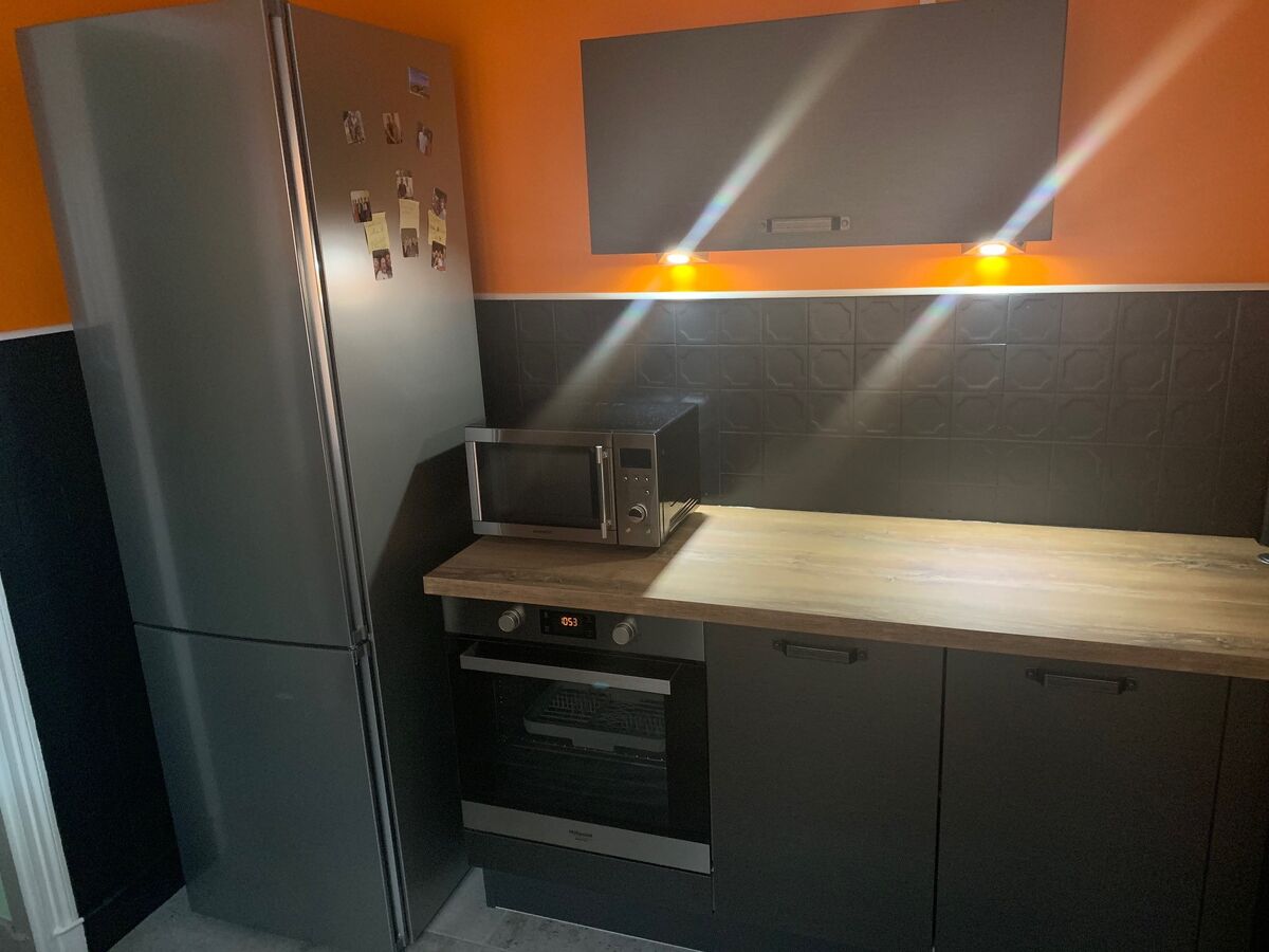 Cuisine avant-après sur mesure Vista Métal Brossé