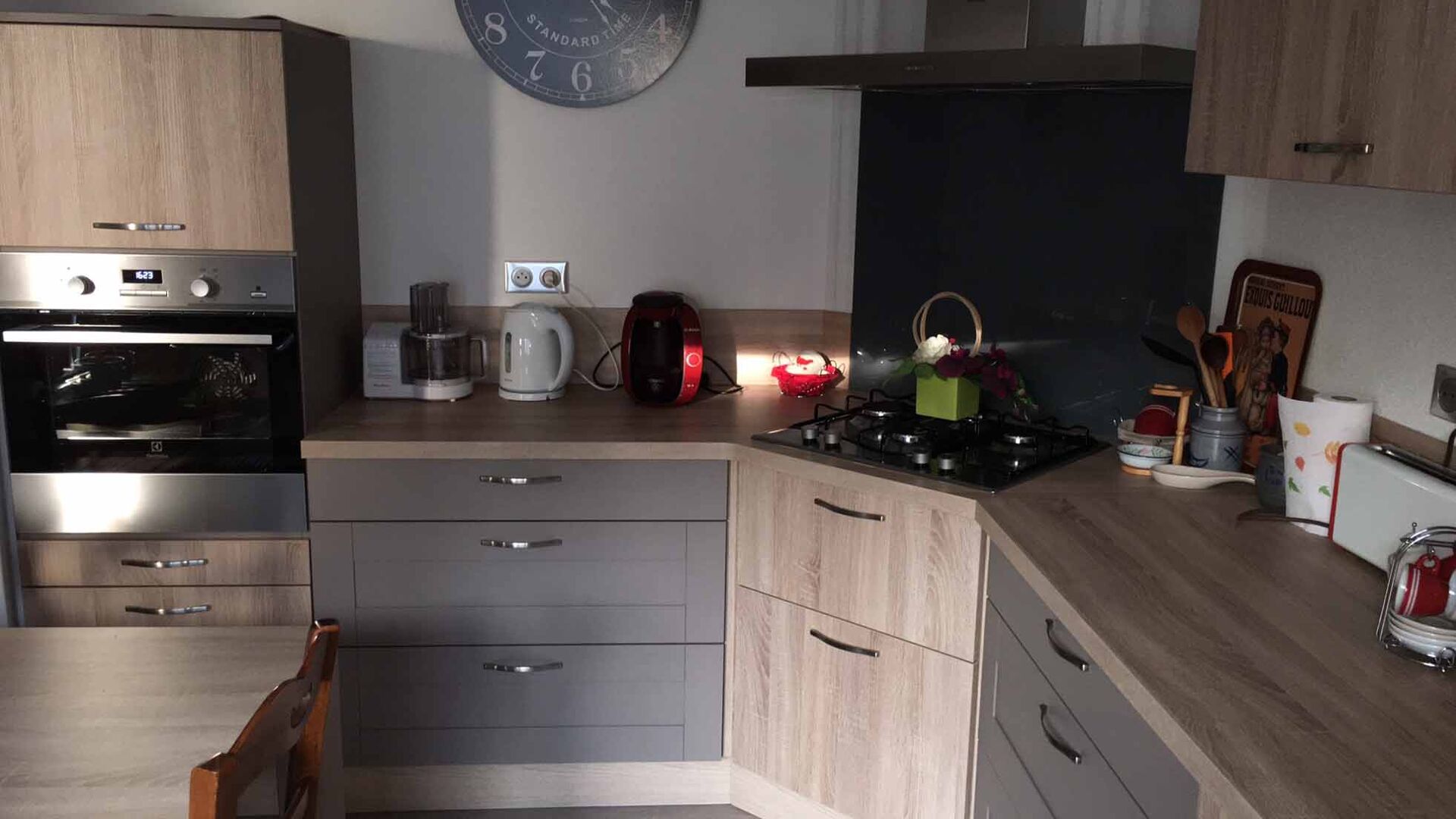 Cuisine équipée sur mesure Trend Cube Gris minéral