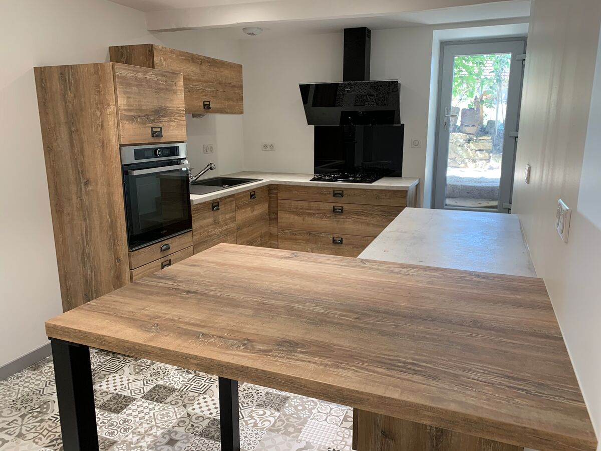 Rénovation cuisine équipée sur mesure Trend Hipster Wood