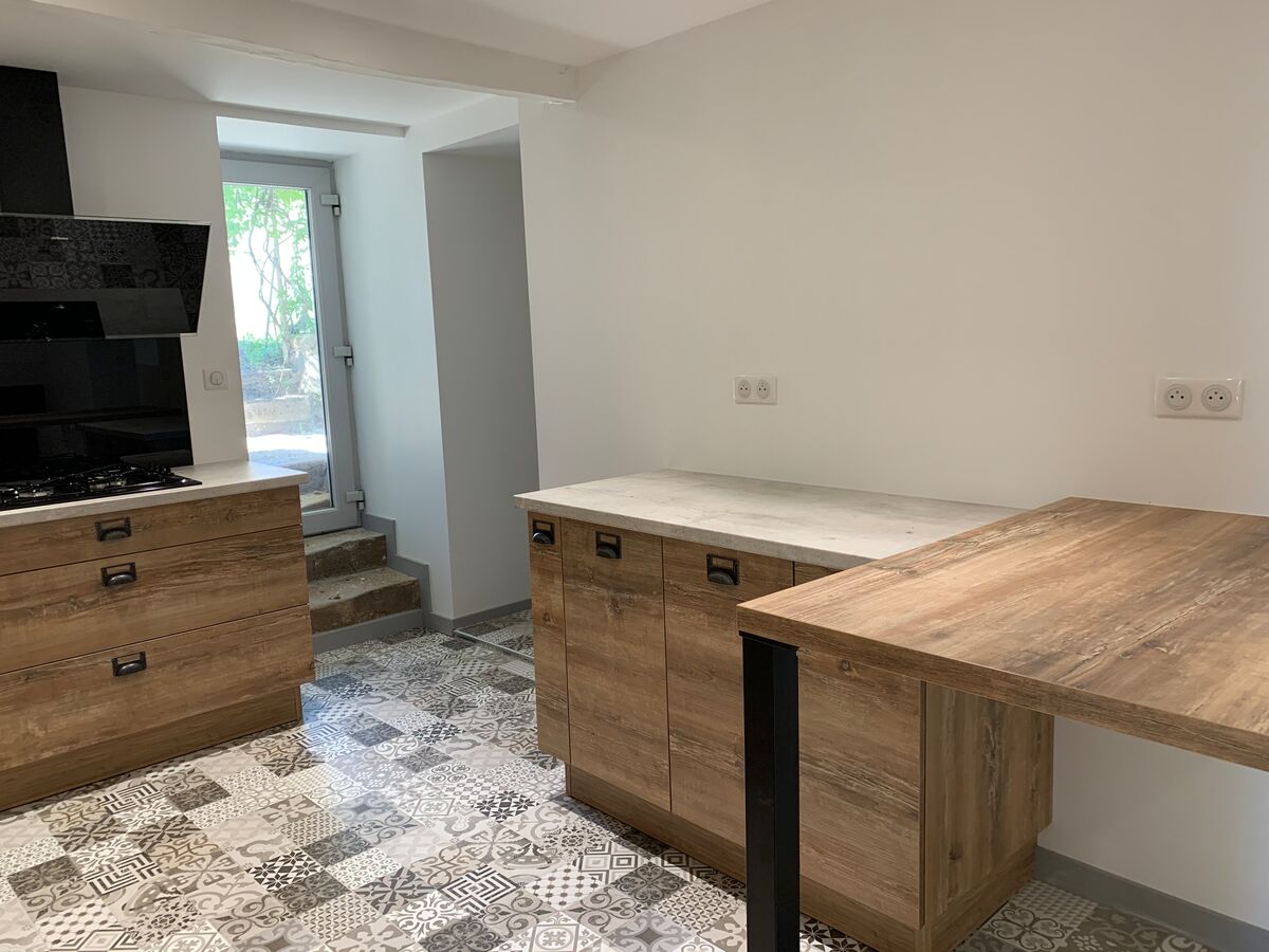 Cuisine avant-apres sur mesure Trend Hipster Wood